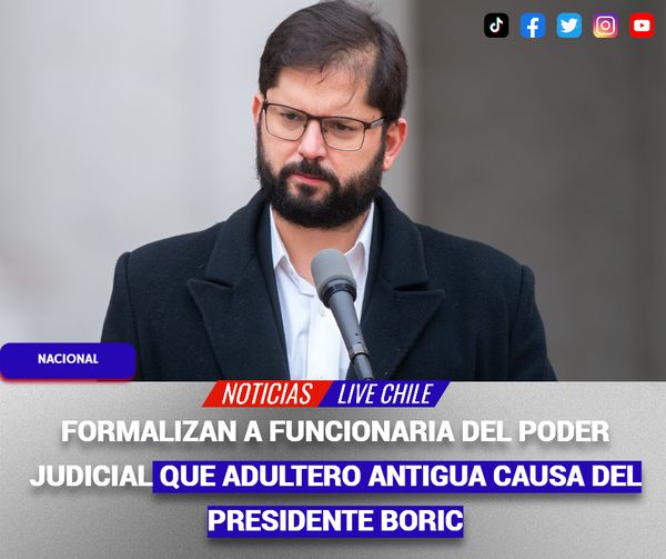 FORMALIZAN A FUNCIONARIA QUE ADULTERÓ CAUSA DE G. BORIC