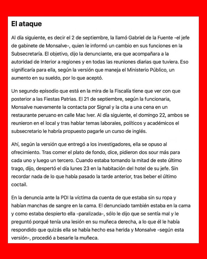 relato de la víctima que denuncio a manuel monsalve